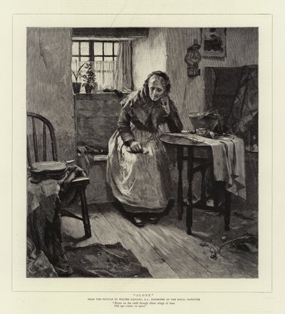Alone by Walter Langley